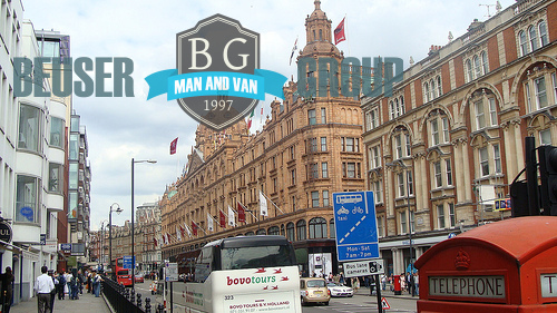 Knightsbridge SW1 Man with Van