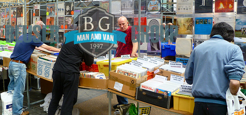 Spitalfields E1 Man with Van